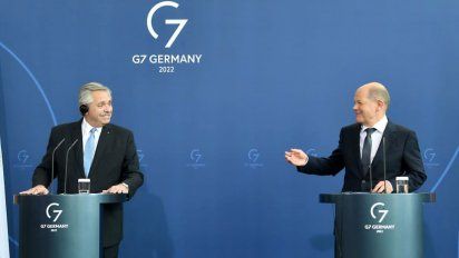 El blooper de Alberto Fernández en Berlín