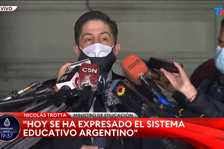 Nicolás Trotta afirmó que hay consenso con las provincias.