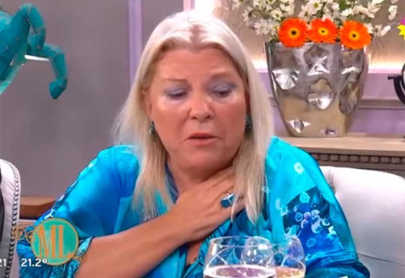 Elisa Carrió visitó el domingo la mesa de Mirtha Legrand.