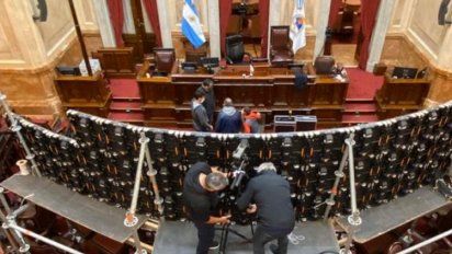 CFK convocó sesión para el 13/05: Ella sola en el recinto y los demás legisladores en sus despachos