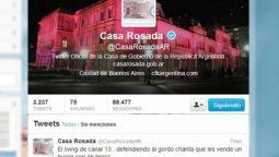 altText(Bajo la excusa de un hackeo, suspendieron la cuenta oficial de la Rosada)}