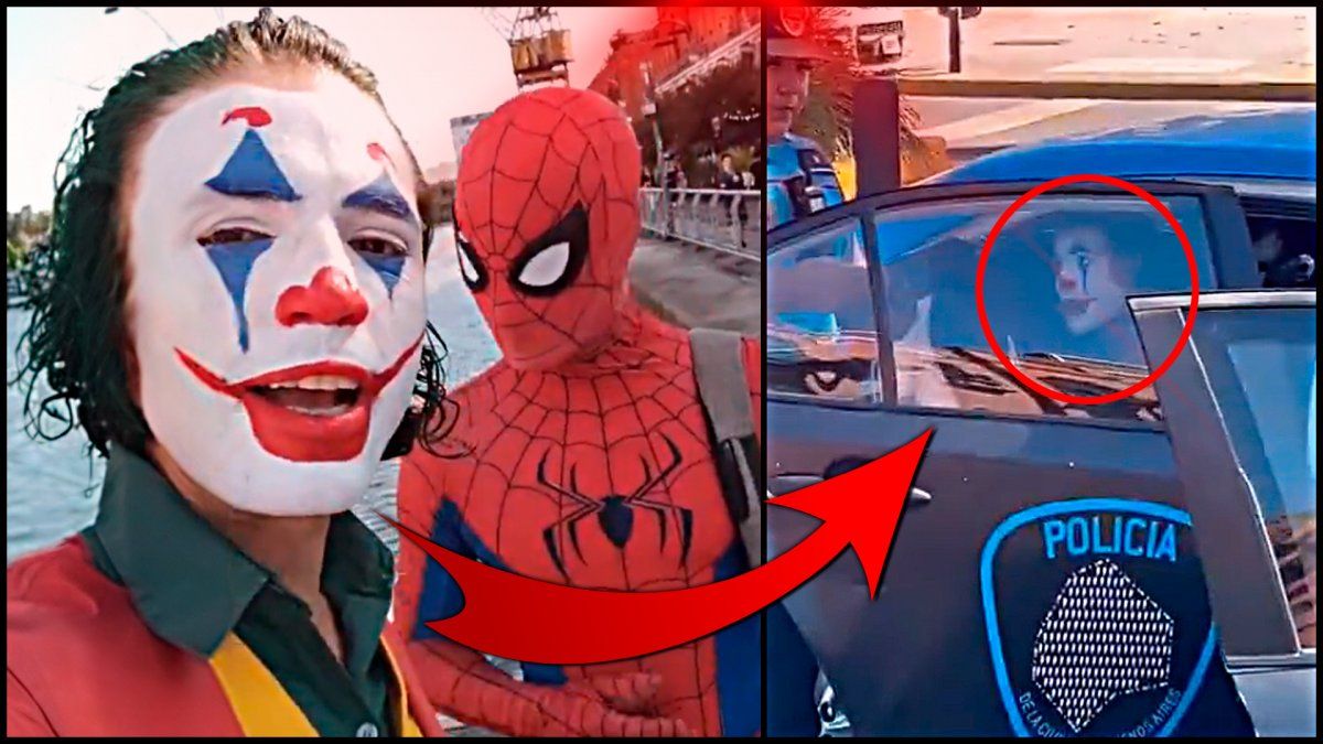 Viral: El Joker peronista terminó detenido en Puerto Madero por pelear con  Spider-Man