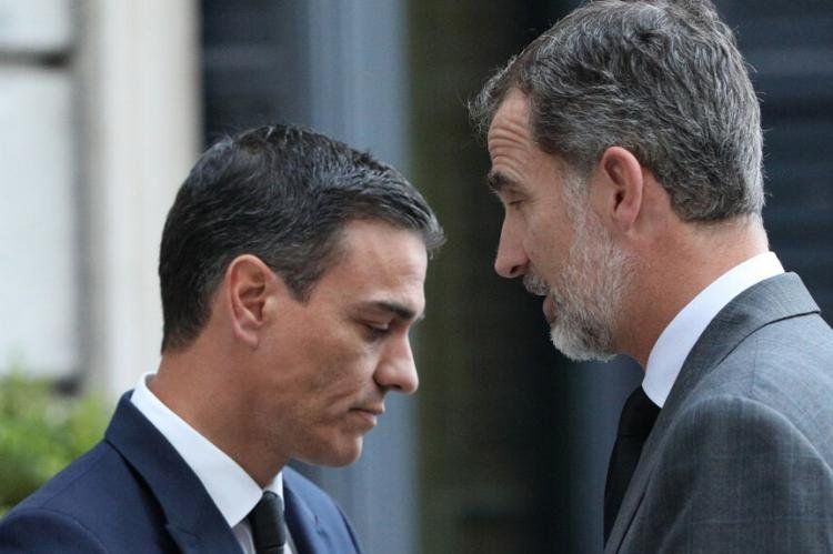 Pedro Sánchez y el Rey Felipe de España Pedro Sánchez y el Rey Felipe de España