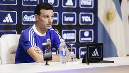 Scaloni habló en conferencia de prensa previo al amistoso contra Mauritania. FOTO: NA.&nbsp;
