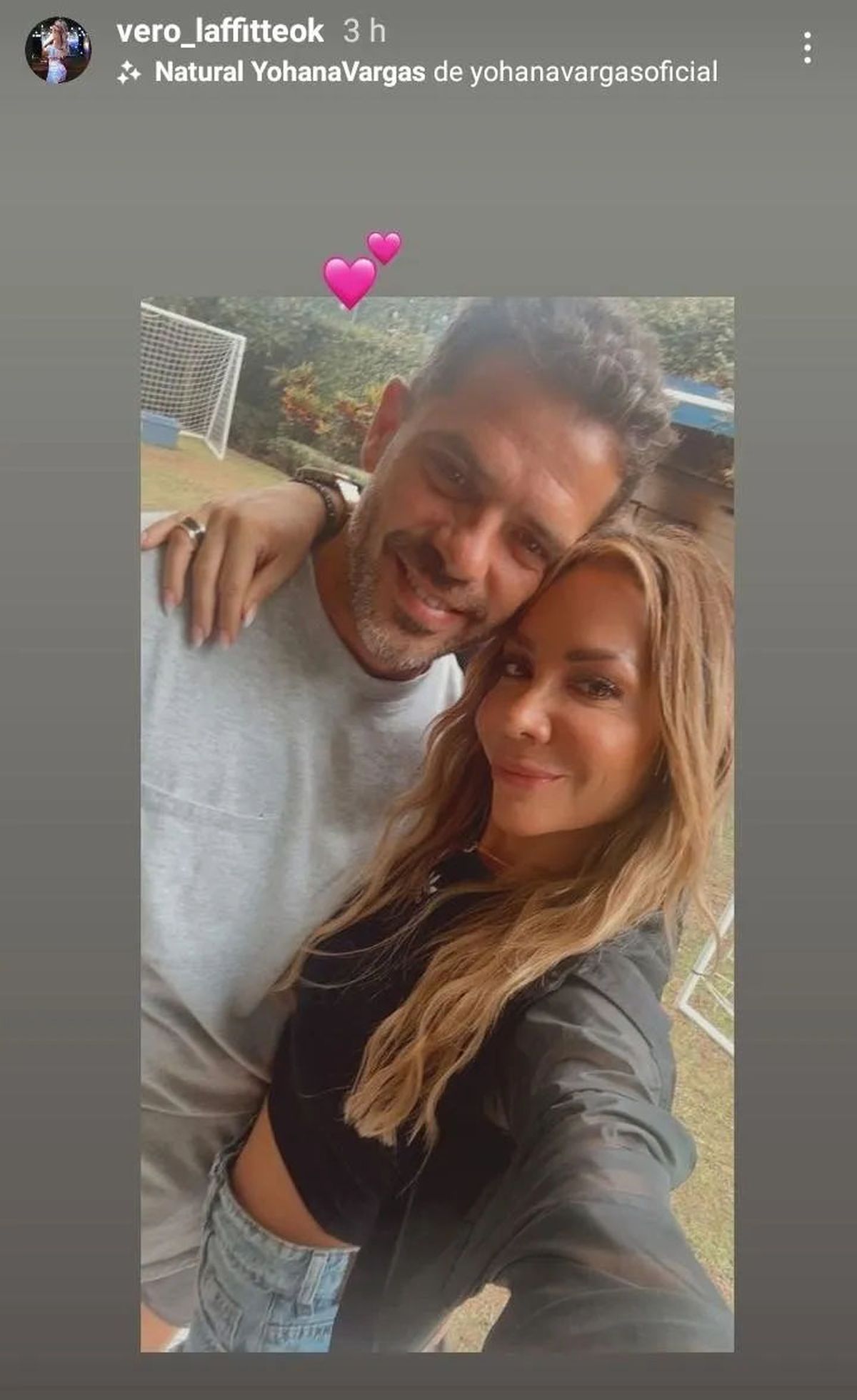 La pareja de Fernando Gago, Ver&oacute;nica Laffitte, public&oacute; posteos ante las versiones de su partida a Boca y se record&oacute; un viejo cruce con Juan Rom&aacute;n Riquelme. (Foto del Instagram de Ver&oacute;nica Laffitte)