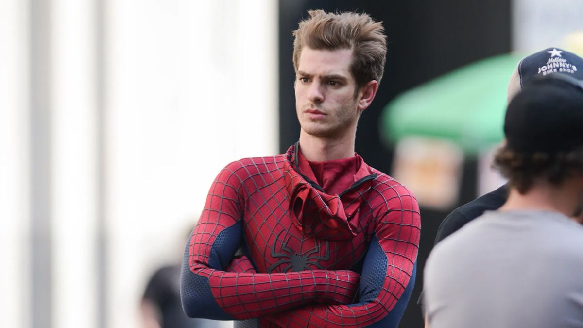 Andrew Garfield in the role of Spider-Man.