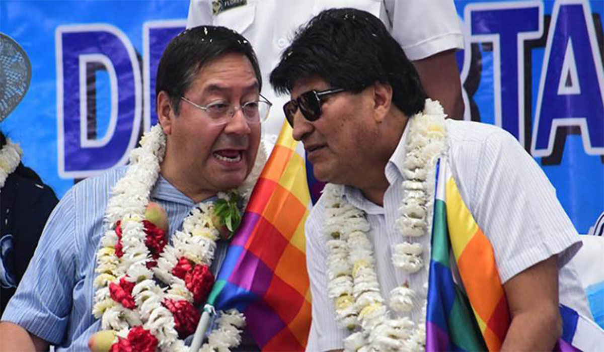 Luis Arce y Evo Morales, antes de la ruptura Luis Arce y Evo Morales, antes de la ruptura