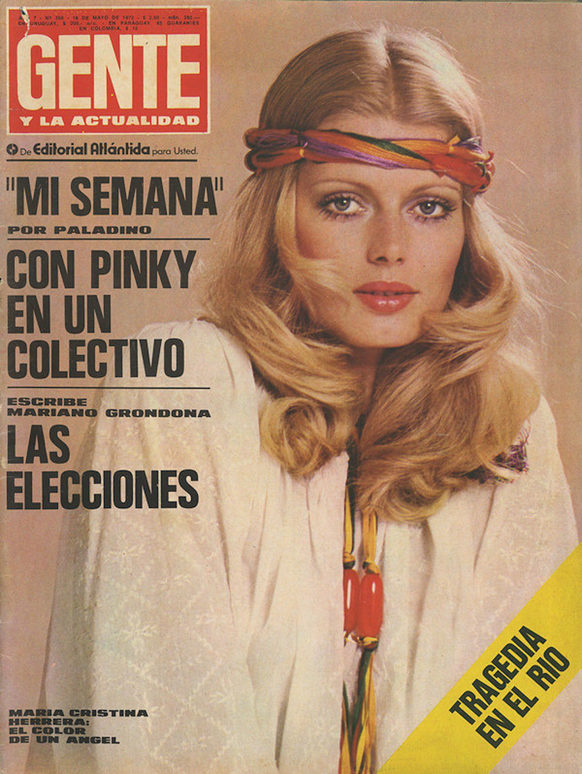 Típica portada de la revista Gente y la Actualidad en 1972. En este caso, el 18/05. Típica portada de la revista Gente y la Actualidad en 1972. En este caso, el 18/05.