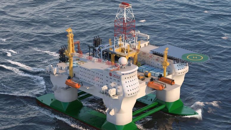 China construye una gran isla artificial flotante con búnker nuclear