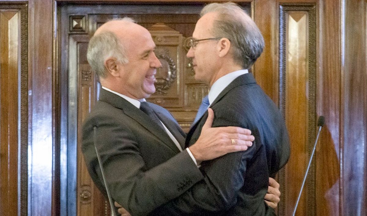 Ricardo Lorenzetti y Carlos Rosenkrantz, ministros de la Corte Suprema. Ricardo Lorenzetti y Carlos Rosenkrantz, ministros de la Corte Suprema.