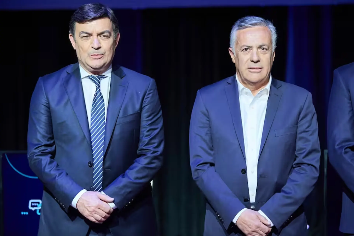 Omar De Marchi y Alfredo Cornejo, antes aliados hoy enfrentados... Javier Milei de por medio. Omar De Marchi y Alfredo Cornejo, antes aliados hoy enfrentados... Javier Milei de por medio.