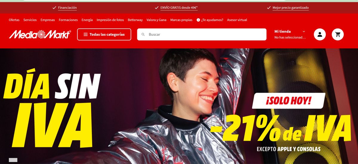 IVA 21%, una gran tentación para un Día sin IVA.