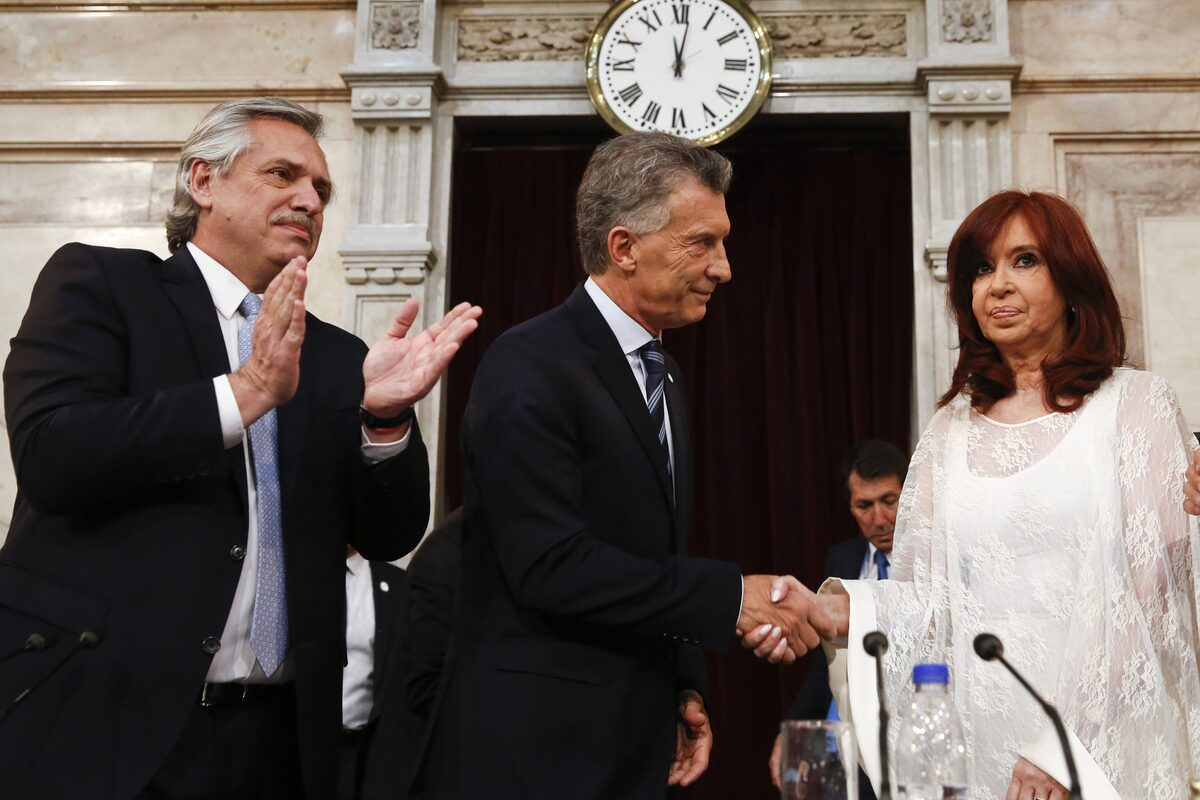 Alberto Fernández, Mauricio Macri y Cristina Kirchner: ¿Un espejo para ver los 2 años de cierre de Javier Milei? Alberto Fernández, Mauricio Macri y Cristina Kirchner: ¿Un espejo para ver los 2 años de cierre de Javier Milei?