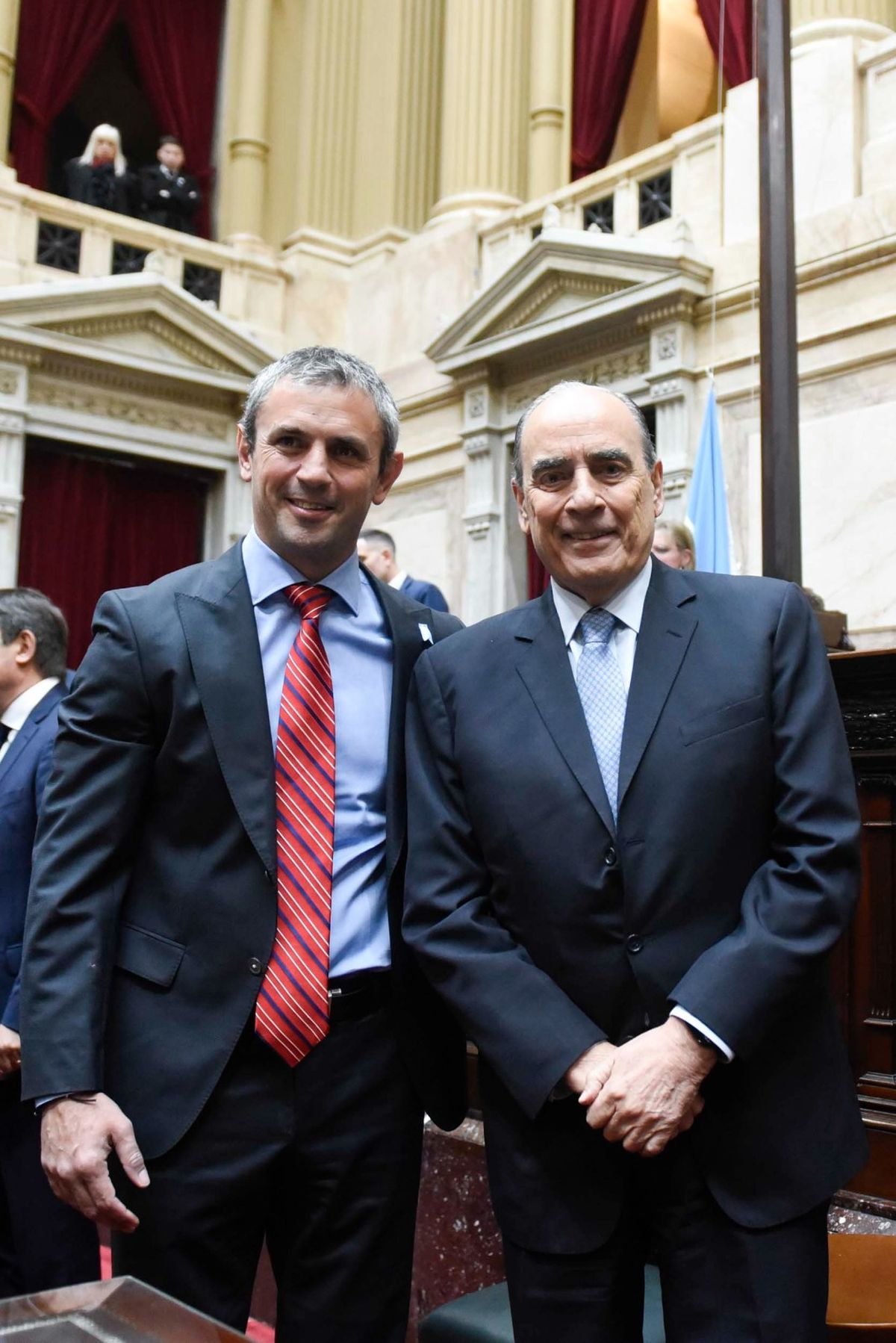 El presidente de la Cámara de Diputados Martin Menem junto con el jefe de Gabinete Guillermo Francos previo a la sesión informativa donde el ministro brindará el 140 informe de gestión. El presidente de la Cámara de Diputados Martin Menem junto con el jefe de Gabinete Guillermo Francos previo a la sesión informativa donde el ministro brindará el 140 informe de gestión.