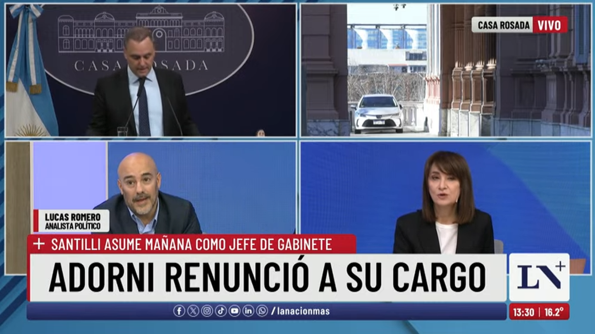 Lucas Romero, director de la consultora Synopsis, entrevistado este lunes en LN+. Lucas Romero, director de la consultora Synopsis, entrevistado este lunes en LN+. 