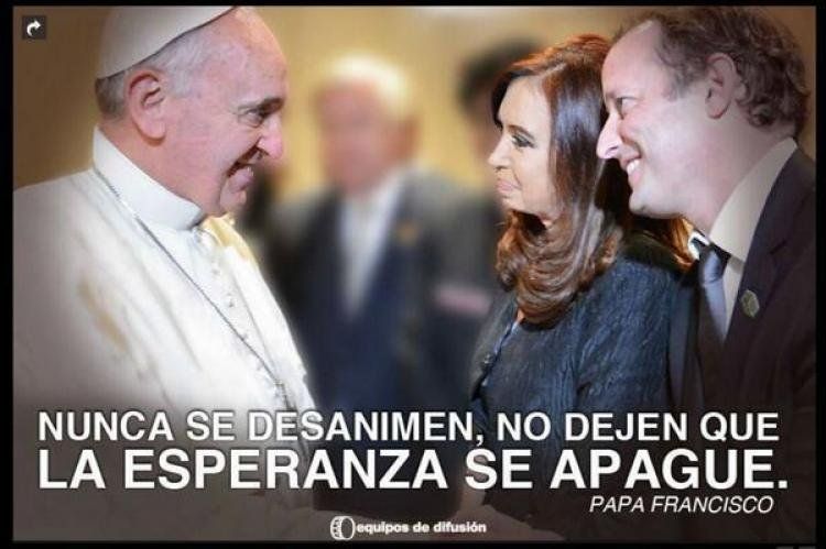 El polémico afiche firmado Equipos de Difusión, de Pepe Albistur