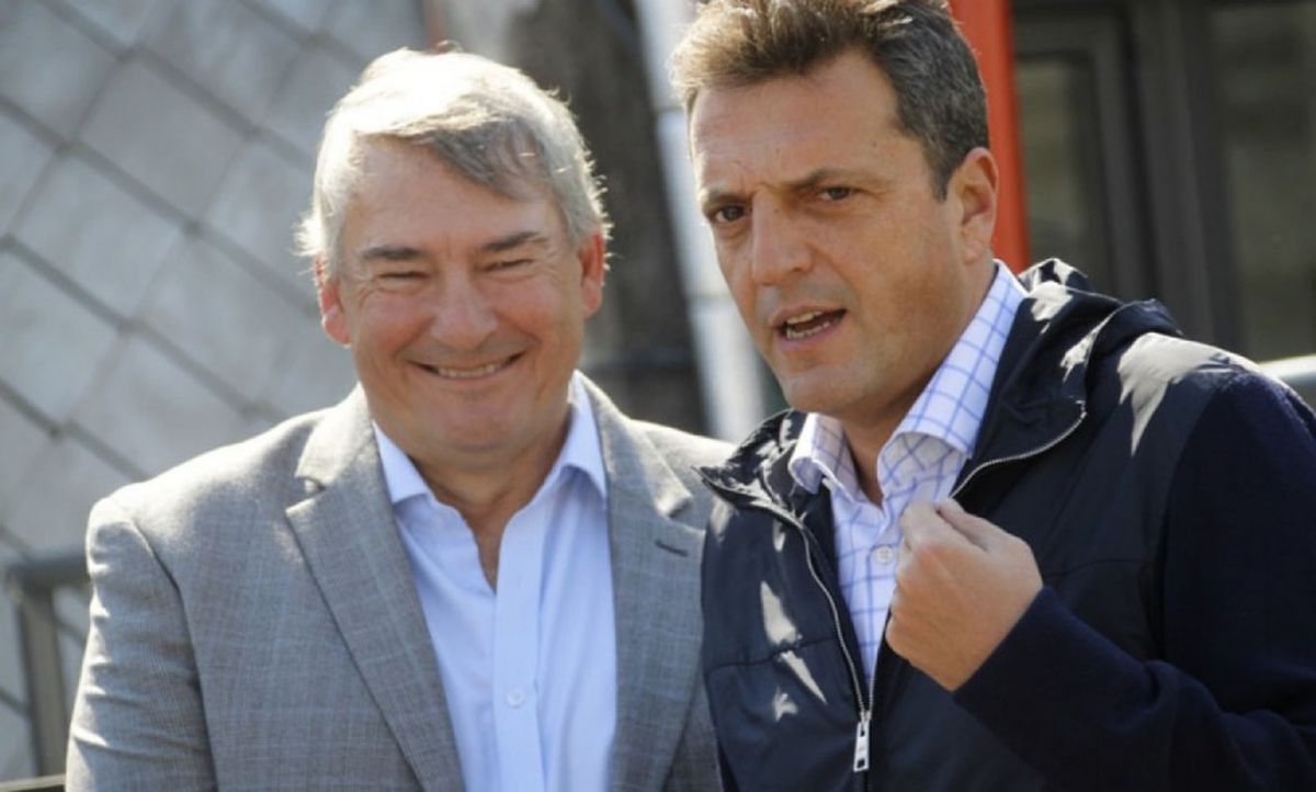 Sergio Massa y Jorge D'Onofrio. Sergio Massa y Jorge D'Onofrio.