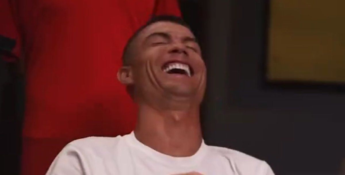 Cristiano Ronaldo en la entrevista donde dijo ser el mejor de la historia. Cristiano Ronaldo en la entrevista donde dijo ser el mejor de la historia.