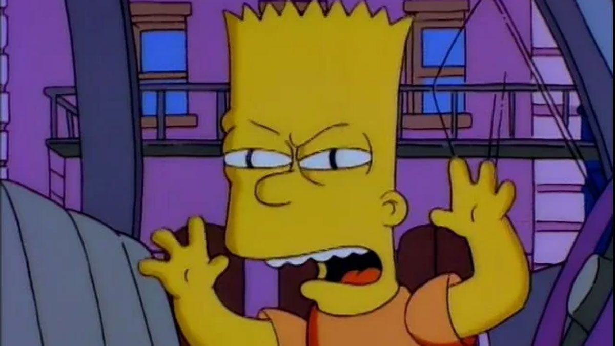 Bart Simpson en la necesidad de cualquier alma como Milei, con cualquier ley. Bart Simpson en la necesidad de cualquier alma como Milei, con cualquier ley.