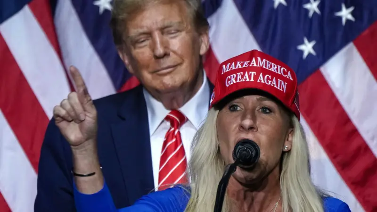 La congresista Taylor Greene, quien rompió el año pasado con Trump por el caso Epstein, sostuvo que los archivos perjudicaron al núcleo MAGA y que el presidente la llamó "traidora" por pedir que se publicaran. La congresista Taylor Greene, quien rompió el año pasado con Trump por el caso Epstein, sostuvo que los archivos perjudicaron al núcleo MAGA y que el presidente la llamó "traidora" por pedir que se publicaran.