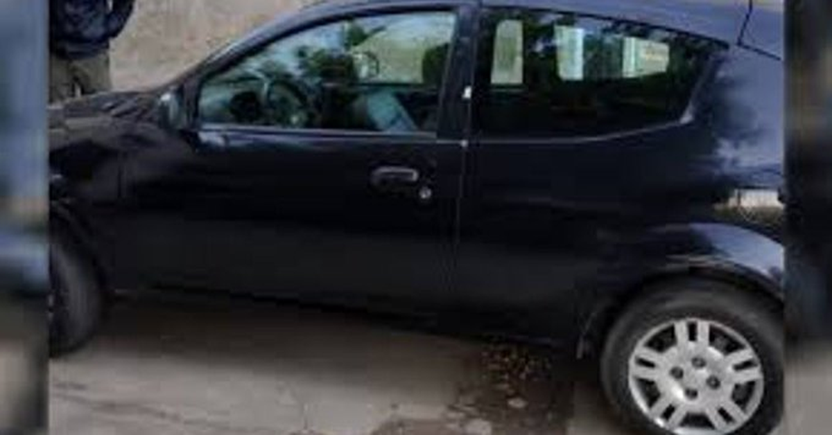 El auto utilizado para el traslado de los restos de Agostina El auto utilizado para el traslado de los restos de Agostina