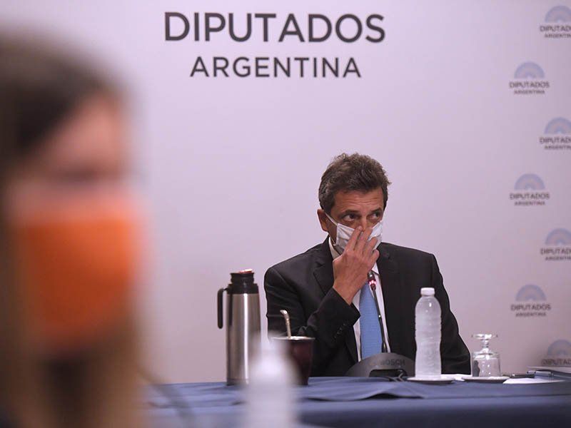 Sergio Massa, presidente de la cámara baja.