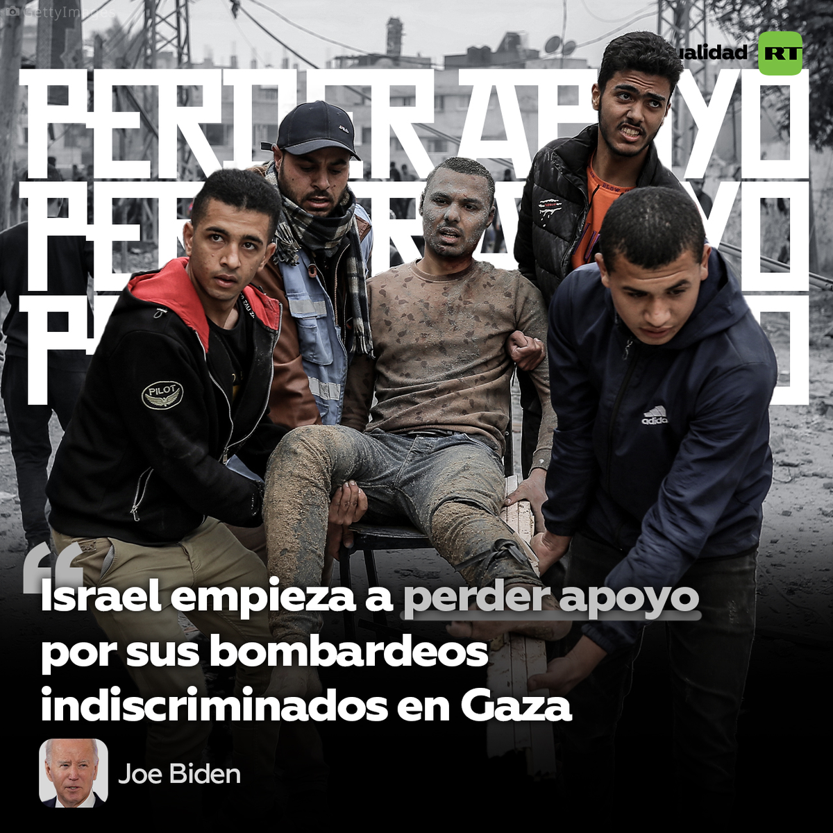 Declaración de Biden | Gentileza RT Declaración de Biden | Gentileza RT
