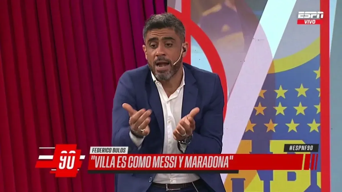 Federico Bulos, periodista muy acostumbrado a las comparaciones absurdas.