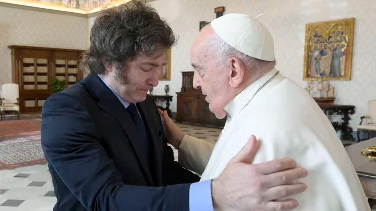 Javier Milei y Papa Francisco Javier Milei y Papa Francisco