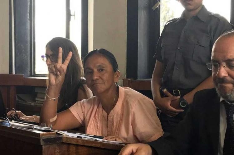 Milagro Sala cuestionó a Clarín por publicar una fake news sobre ella.
