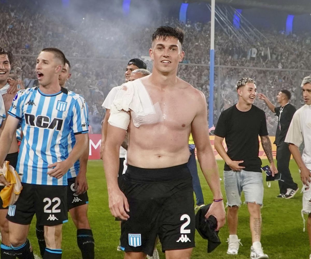 Agustín García Basso, defensor de Racing Agustín García Basso, defensor de Racing