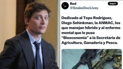 'Topo' Rodríguez hizo una denuncia por amenazas e involucró a Santiago Caputo