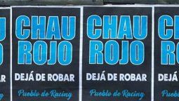 Enla previa del partido Racing-Flamengo de la semifinal de la Copa Libertadores,Avellaneda amaneció con la aparición de afiches contra Marcos Rojo.  Enla previa del partido Racing-Flamengo de la semifinal de la Copa Libertadores,Avellaneda amaneció con la aparición de afiches contra Marcos Rojo.