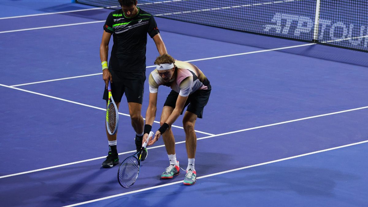 Alexander Zverev pidi&oacute; disculpas tras agredir a un juez de silla a raquetazos que termin&oacute; con su expulsi&oacute;n del ATP 500 de Acapulco de M&eacute;xico 2022. (Foto: ATP Media)