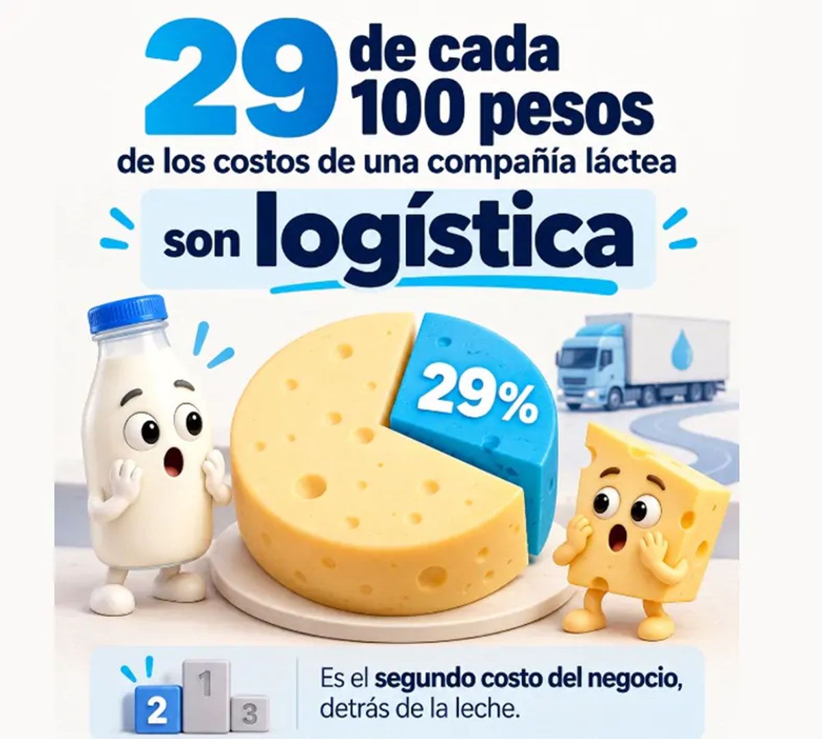 Dami&aacute;n Di Pace, director de la Consultora Focus Market, revel&oacute; que la log&iacute;stica Argentina representa casi un tercio del costo l&aacute;cteo y un 50% m&aacute;s caro. Foto: Focus Market.com