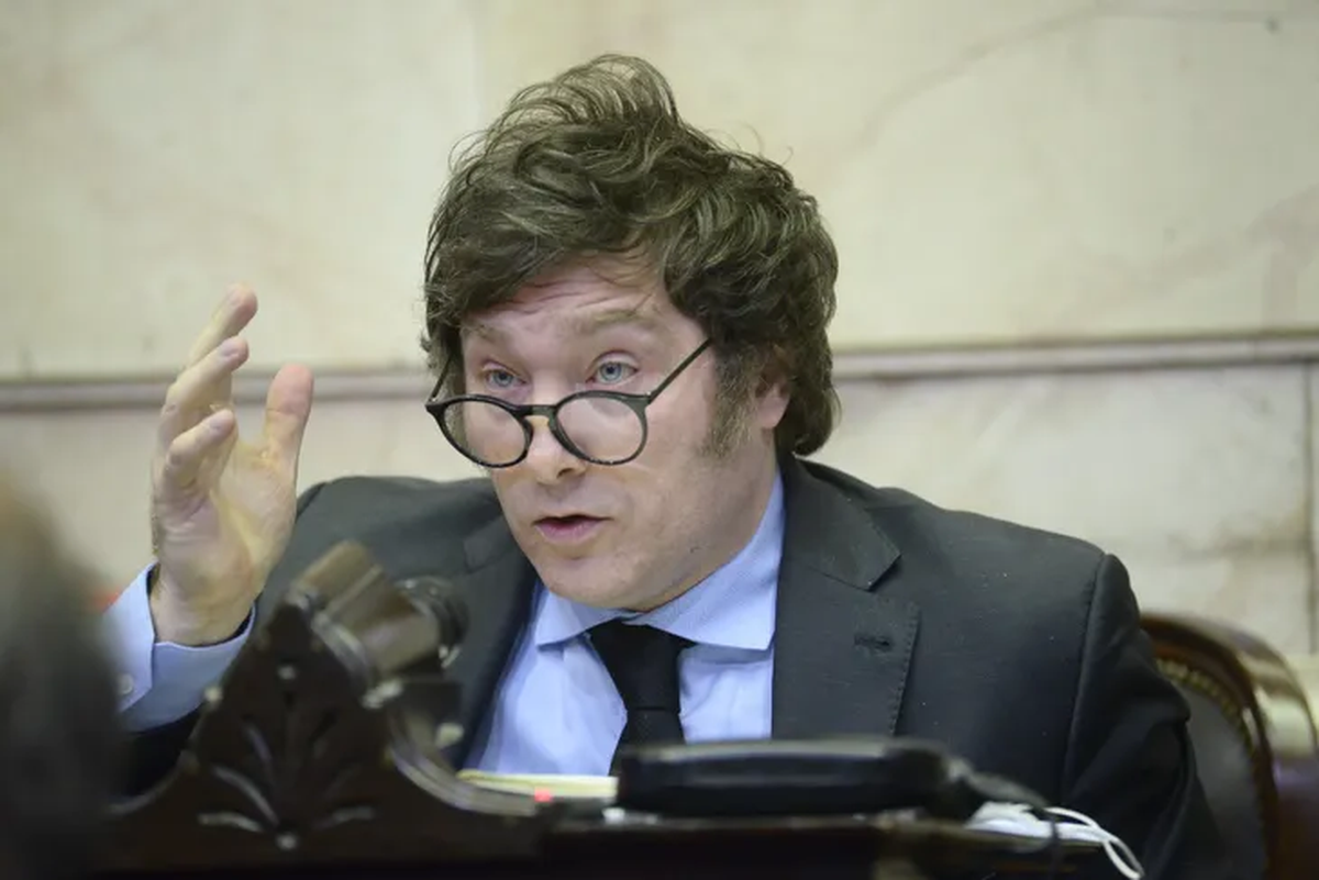 Javier Milei cuestionó el proyecto de la Ley Moratoria Previsional. 