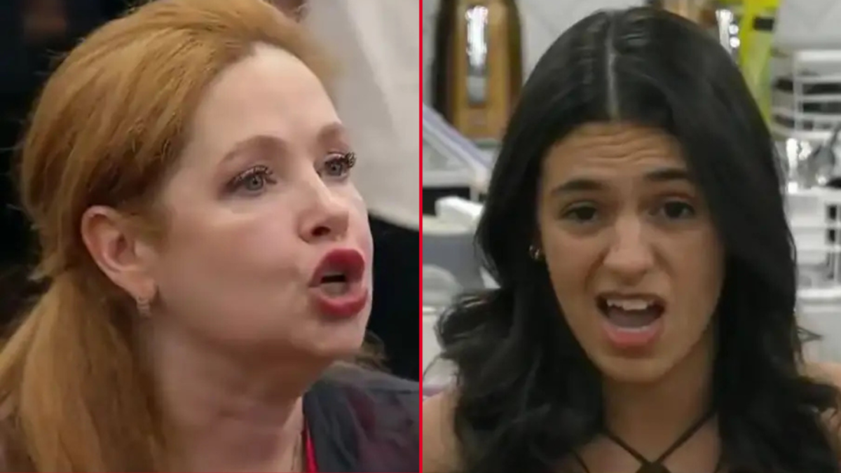 Andrea del Boca y Tati Luna tuvieron una feroz pelea porque la uruguaya se comió unas galletitas sin TACC para la actriz, una situación que provocó que la casa apoyara a Del Boca. Foto: Telefe Andrea del Boca y Tati Luna tuvieron una feroz pelea porque la uruguaya se comió unas galletitas sin TACC para la actriz, una situación que provocó que la casa apoyara a Del Boca. Foto: Telefe