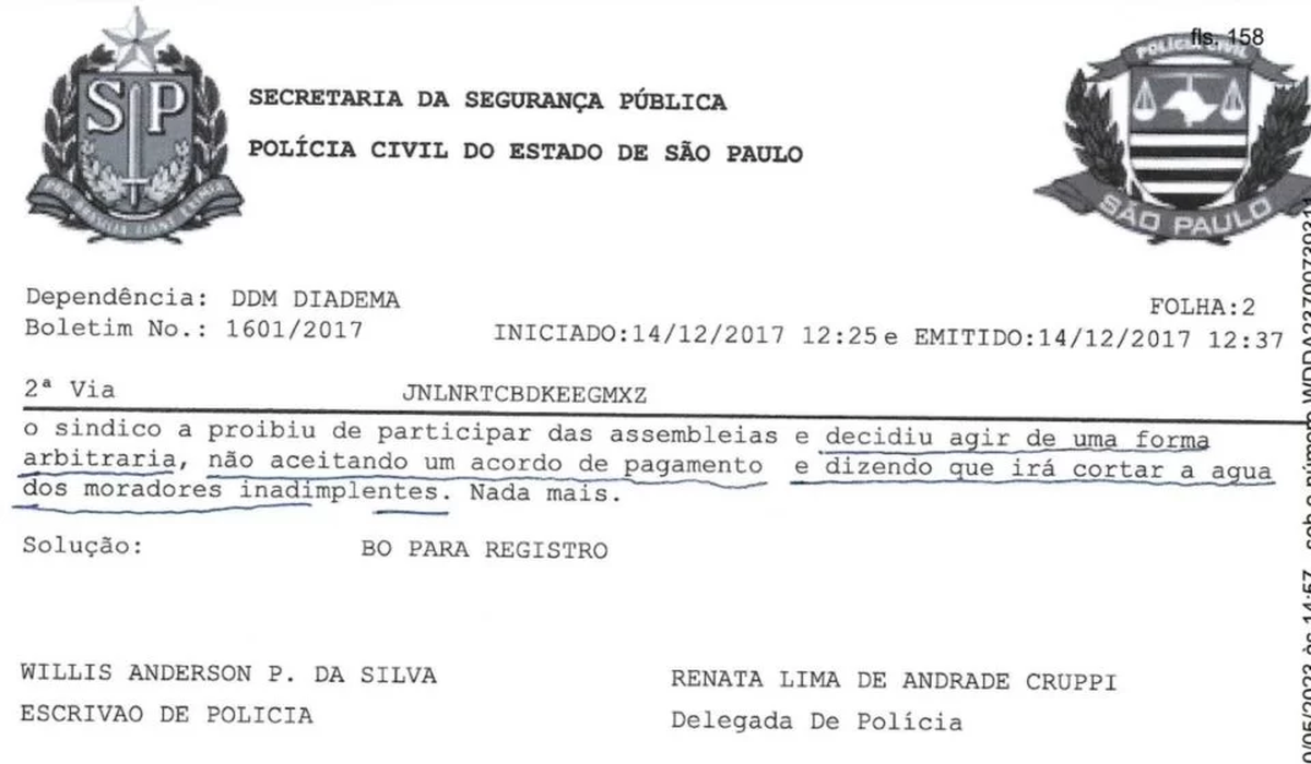 Denuncia de una vecina contra Costa Pereira Denuncia de una vecina contra Costa Pereira