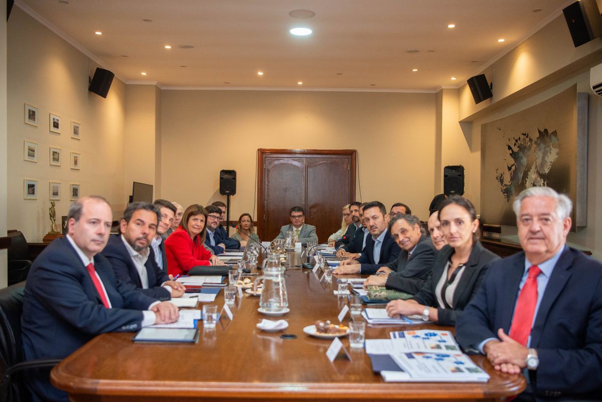 Patricia Bullrich quiere transmitir que todo tiene que ver con todo: Fuerzas Armadas con Fuerzas de Seguridad. Patricia Bullrich quiere transmitir que todo tiene que ver con todo: Fuerzas Armadas con Fuerzas de Seguridad.