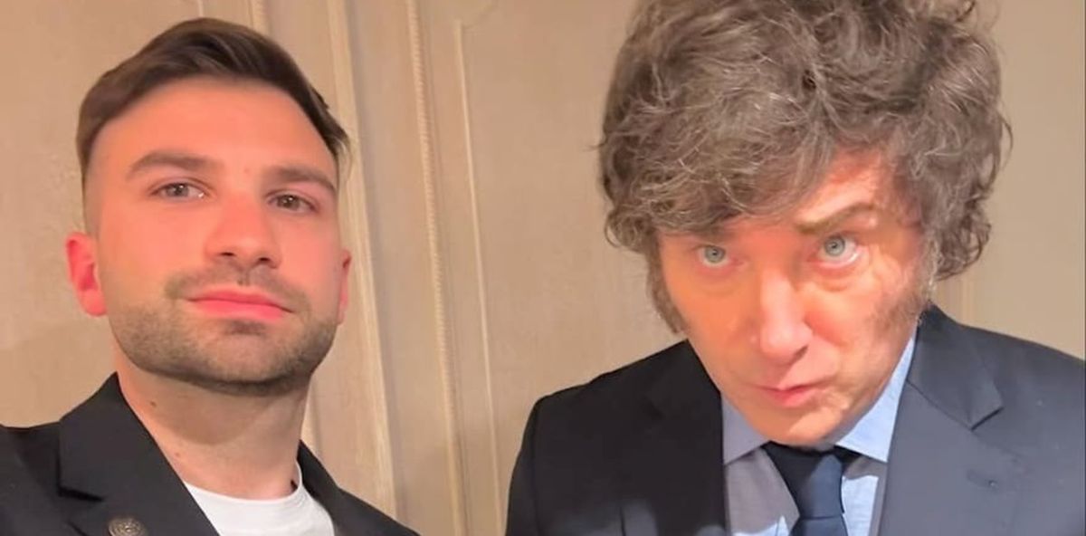 Mauricio Novelli junto a Javier Milei. Mauricio Novelli junto a Javier Milei. 