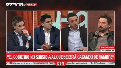 Juan Grabois anticipó saqueos y en C5N quedaron espantados