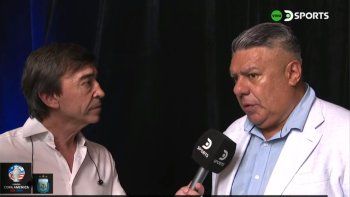 Claudio el Chiqui Tapia fue entrevistado por DSports en Miami y llevó tranquilidad a los argentinos por el estado de salud de Lionel Messi. Claudio el Chiqui Tapia fue entrevistado por DSports en Miami y llevó tranquilidad a los argentinos por el estado de salud de Lionel Messi.