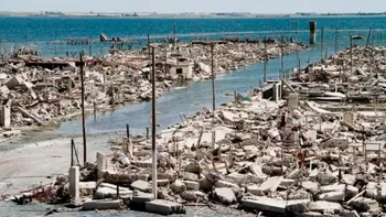 40 años de Villa Epecuén, crisis del canal Ameghino y el Estado perverso