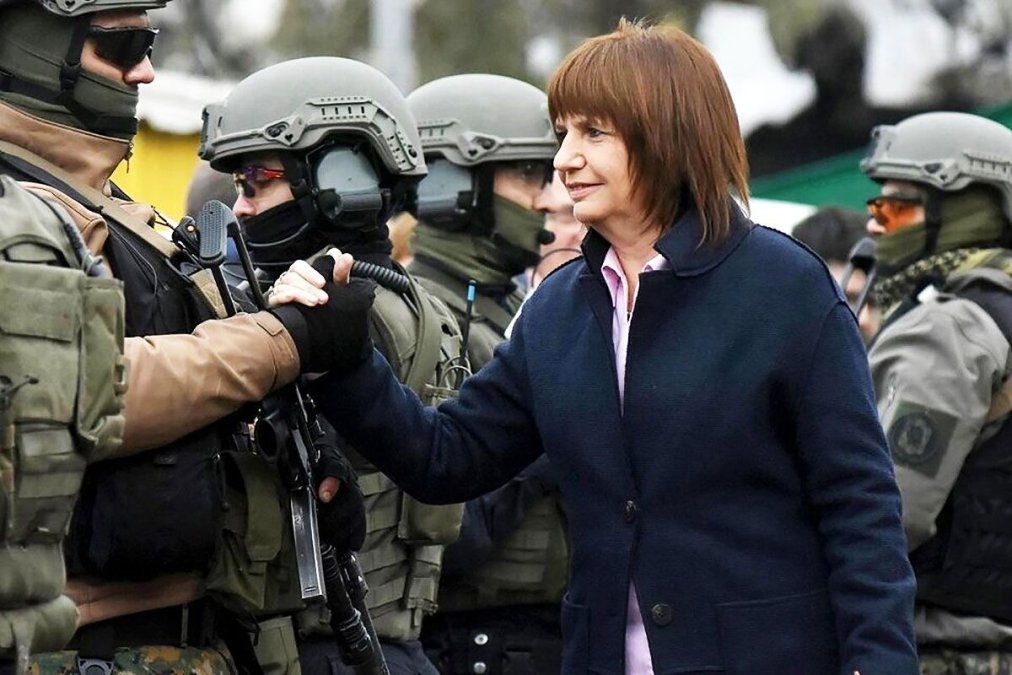 Patricia Bullrich, ministra de Seguridad de la Nación.