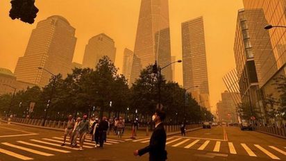 USA asfixiada: Ola de calor récord y humo tóxico