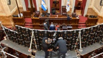 CFK convocó sesión para el 13/05: Ella sola en el recinto y los demás legisladores en sus despachos