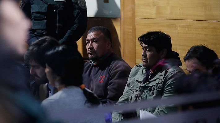 Algunos de los mapuches detenidos en Chile por cometer diversos atentados