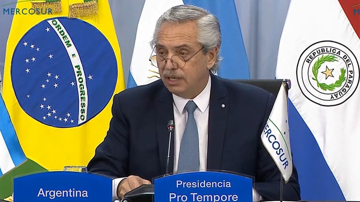 Alberto Fernández criticó a la Unión Europea por el proteccionismo y las exigencias ambientales que frenan el acuerdo con el Mercosur.