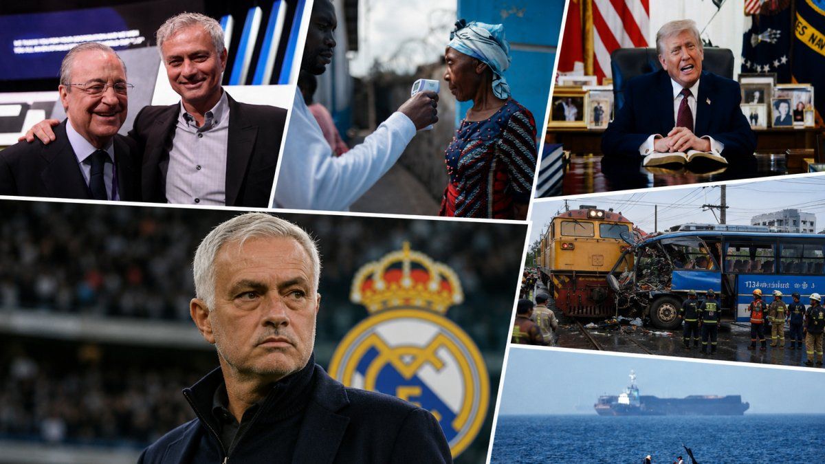 José Mourinho, el ébola en Congo, Donald Trump y Ormuz marcan una agenda global cargada de tensión política, sanitaria y deportiva.