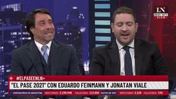 LN+ alguna vez tuvo un pase cotidiano entre Eduardo Feinmann y Johnny Viale.